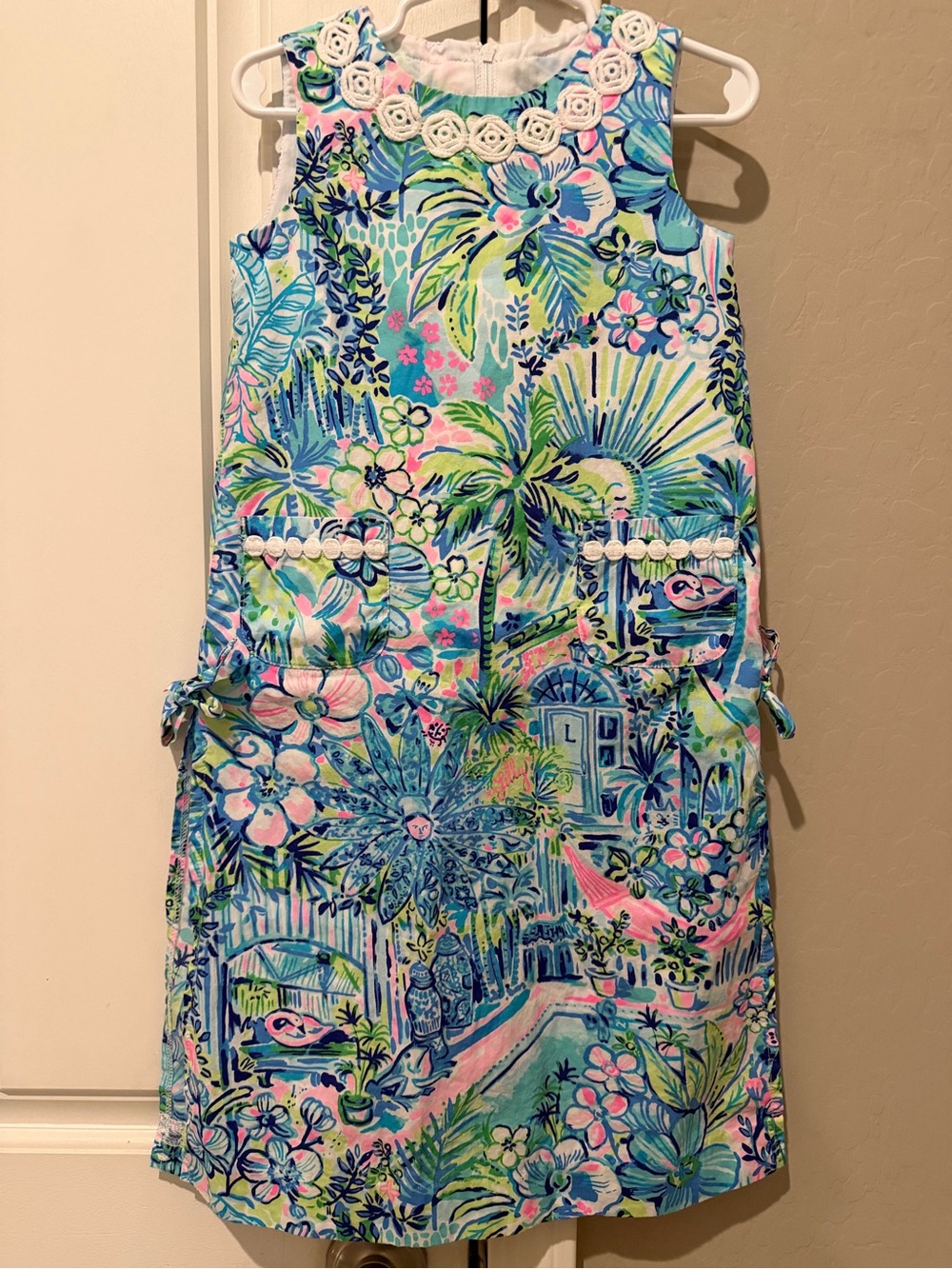 Lilly Pulitzer Girls Little Lilly Classic Maxi Dress Sz 3